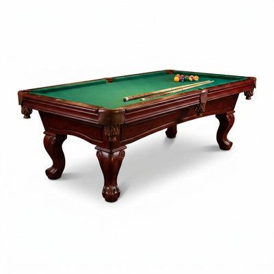 8.3 Ft. Pool Table with Billiard Ball and Cue Stick Set