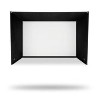 Simbox Golf Simulator Enclosure - 7 Sizes, Pro + Impact Screen and Frame INCLUDES FREE SIDE BARRIERS — Studio Shot