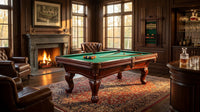 8.3 Ft. Pool Table with Billiard Ball and Cue Stick Set — Lifestyle